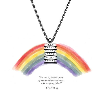 Efva Attling Rainbow Freedom pendant 