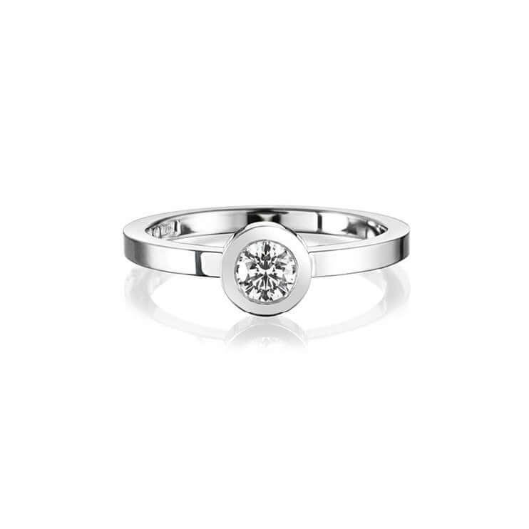 Efva Attling The Wedding Thin Ring timanttisormuS