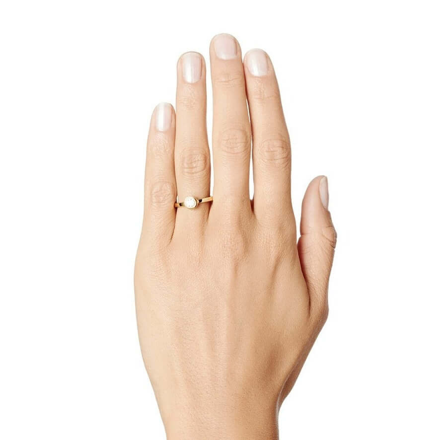 Efva Attling The Wedding Thin Ring timanttisormus
