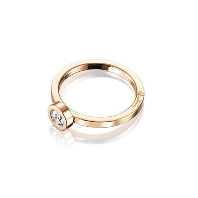 Efva Attling The Wedding Thin Ring timanttisormus