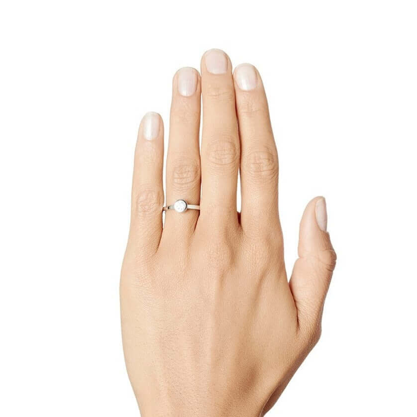 Efva Attling The Wedding Thin Ring timanttisormus