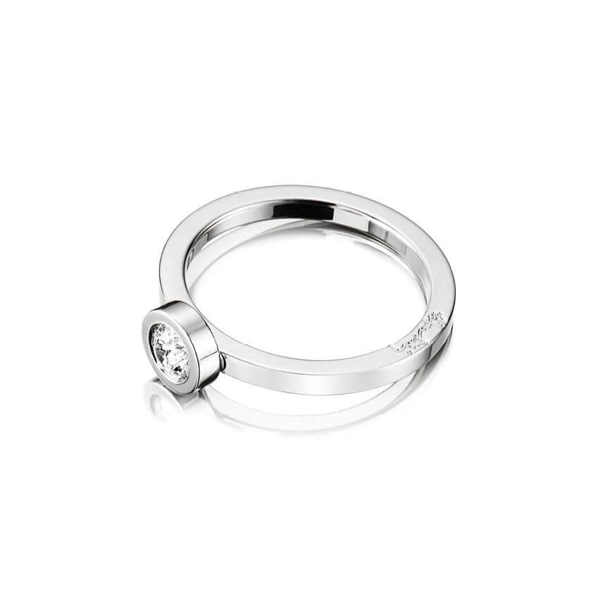 Efva Attling The Wedding Thin Ring timanttisormus