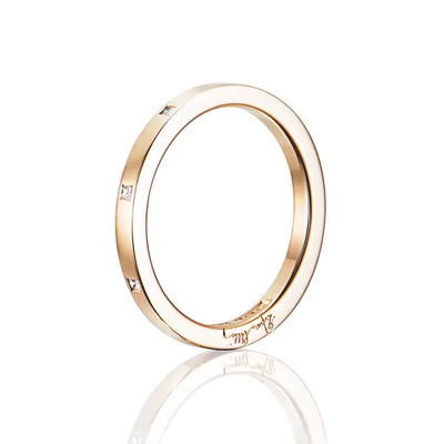 Efva Attling Thin & I Love You On Top Ring timanttisormus