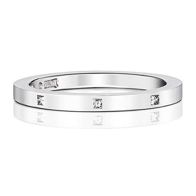 Efva Attling Thin & I Love You On Top Ring timanttisormus