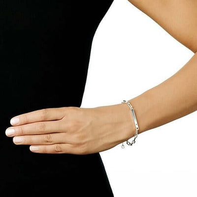 Efva Attling Thin Silver rannekoru