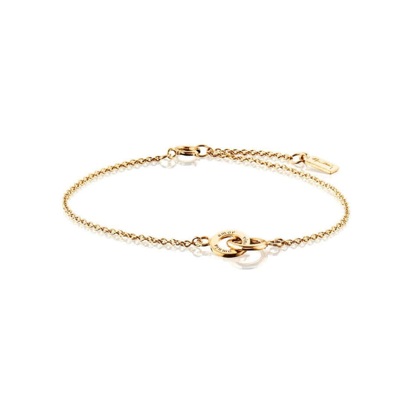 Efva Attling Twosome Bracelet kultainen rannekoru