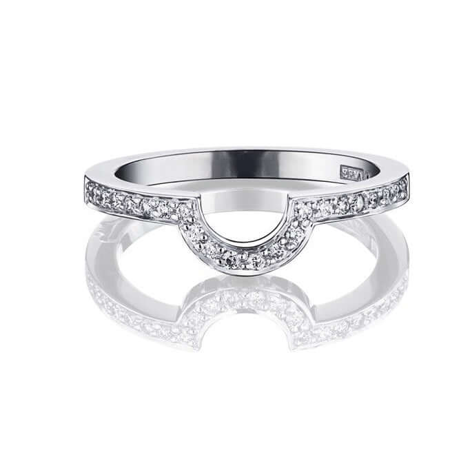 Efva Attling You & Me Threesome Ring timanttisormus