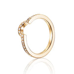 Efva Attling You & Me Threesome Ring timanttisormus