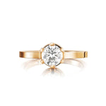 Efva Attling Crown Wedding Ring timanttisormus