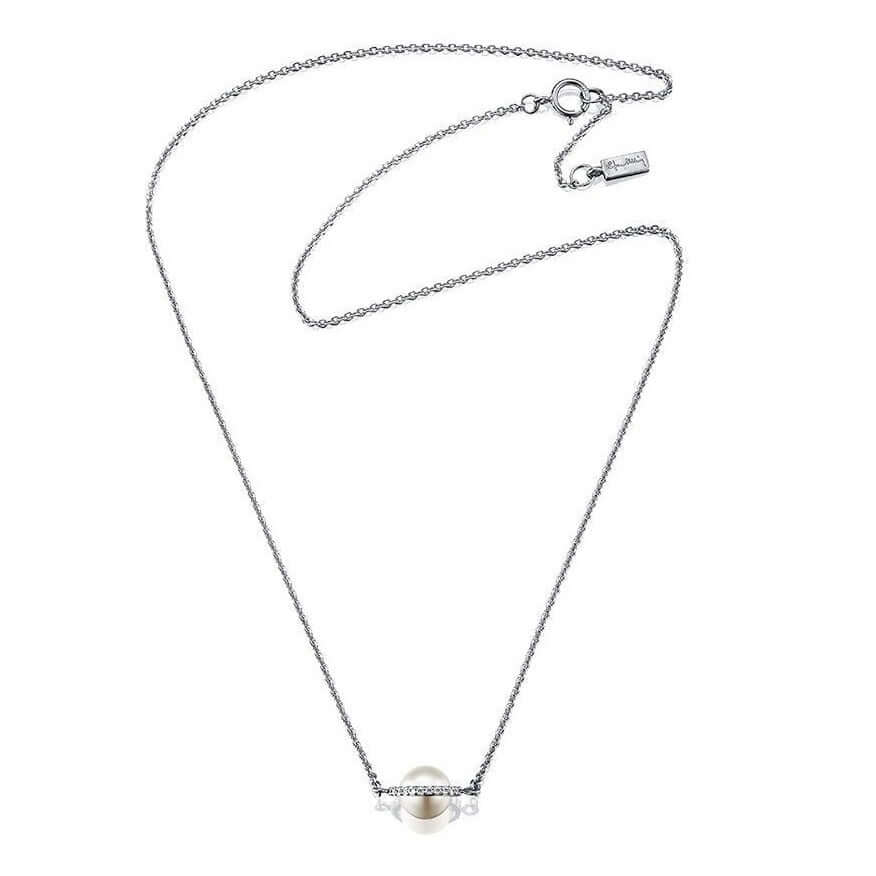 Efva attling Day pearl & star necklace valkokulta kaulakoru