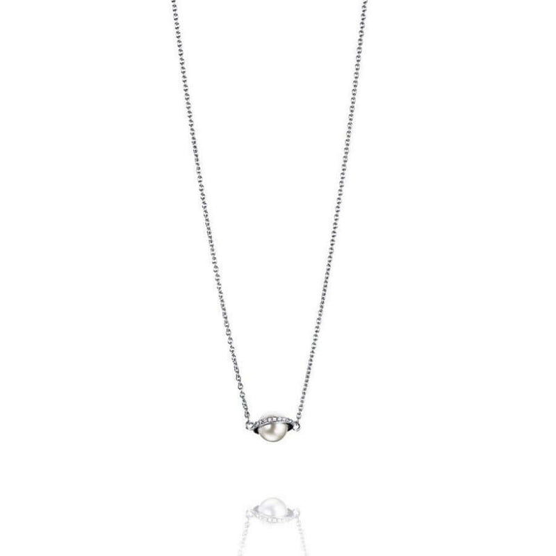 Efva attling Day pearl & star necklace valkokulta kaulakoru