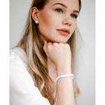 Gaura Pearls helmikorvakorut zirkoneilla KOSK15412E