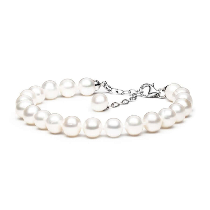 Gaura Pearls helmirannekoru Classiko FARW685-B, kaunis helmirannekoru aidoista makeanvedenhelmista.