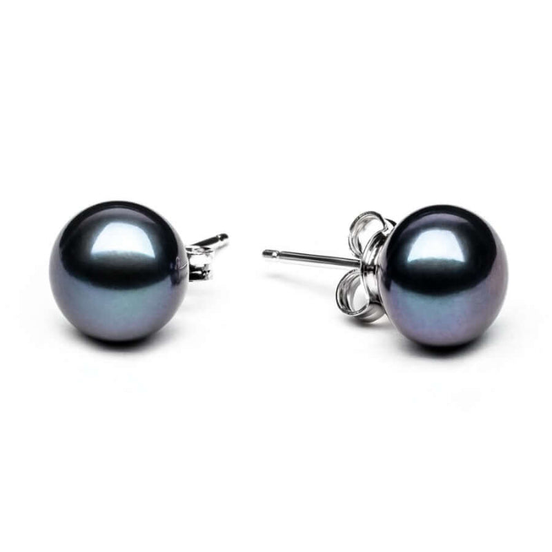 Gaura Pearls helmikorvakorut Ellen tummilla helmillä EFB10B