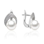 Gaura Pearls helmikorvakorut zirkoneilla KOSK17453EL