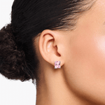 thomas Sabo Pink Stone hopeakorvakorut H2201-051-9