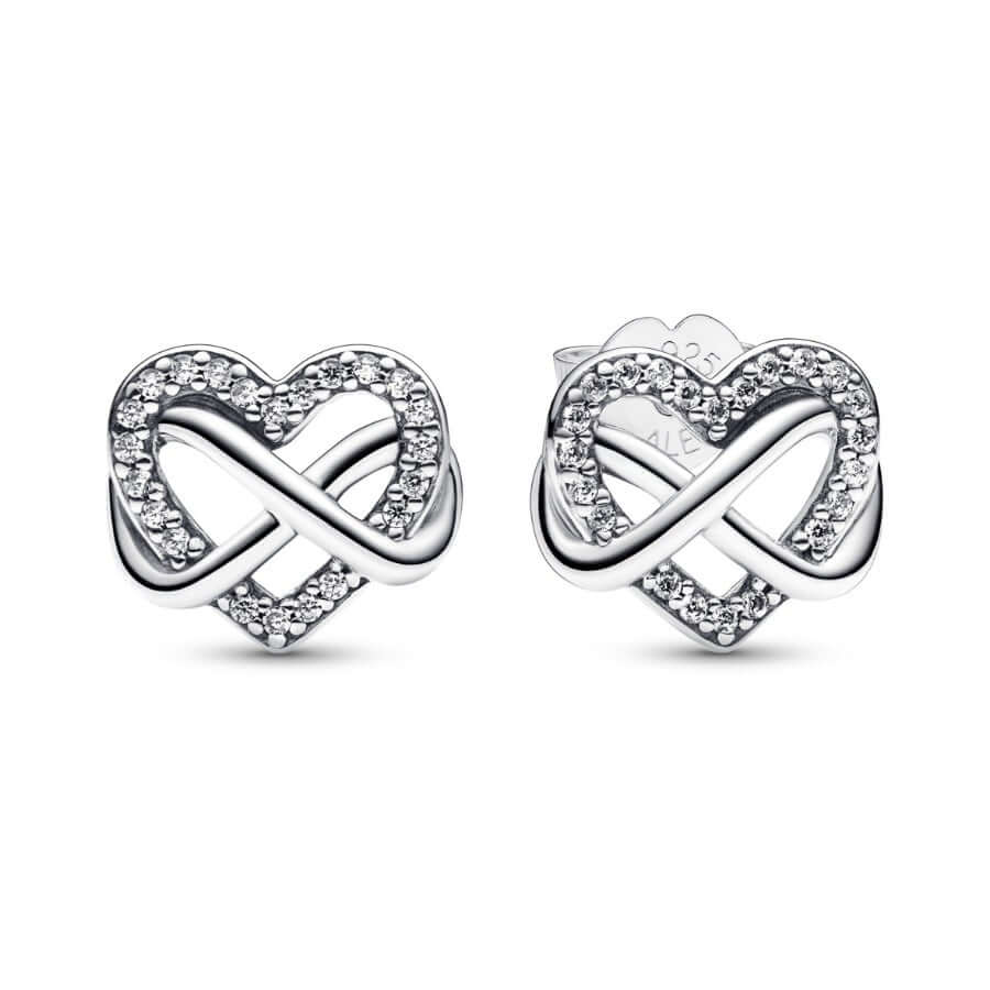 Pandora Sparkling Infinity Heart korvakoru 292667C01