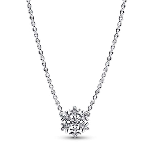 Pandora Moments Sparkling Snowflake kaulakoru 392371C01