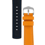 Hirsch Carbon oranssi kellon ranneke