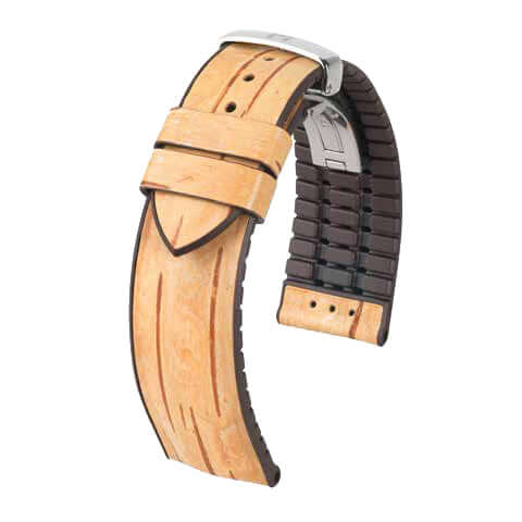 Hirsch Birch puupintainen kellon ranneke