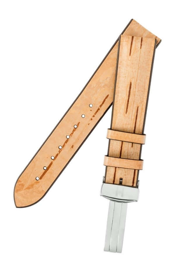 Hirsch Birch puupintainen kellon ranneke