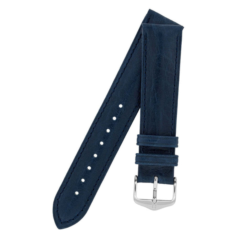 Hirsch Camelgrain sininen kellon ranneke