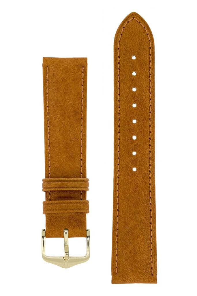 Hirsch Camelgrain kullanruskea kellon ranneke