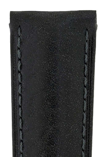 Hirsch Camelgrain musta kellon ranneke