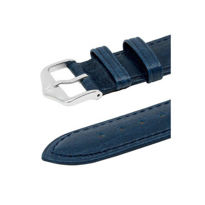 Hirsch Camelgrain sininen kellon ranneke