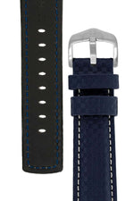 Hirsch Carbon sininen kellon ranneke
