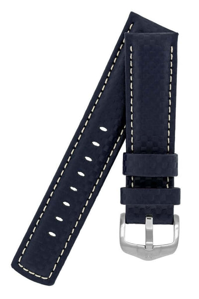Hirsch Carbon sininen kellon ranneke