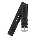 Hirsch Grand Duke musta kellon ranneke