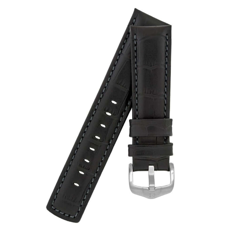 Hirsch Grand Duke musta kellon ranneke