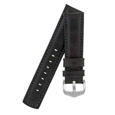 Hirsch Grand Duke musta kellon ranneke
