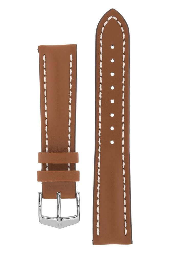 Hirsch Heavy Calf ruskea kellon ranneke 01475070-2