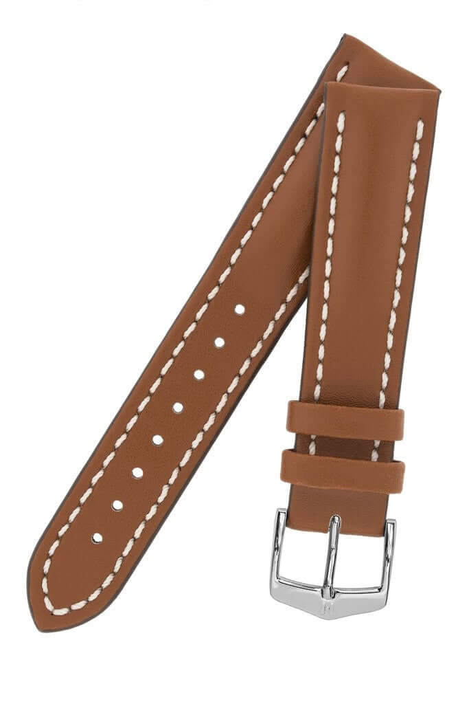 Hirsch Heavy Calf ruskea kellon ranneke 01475070-2