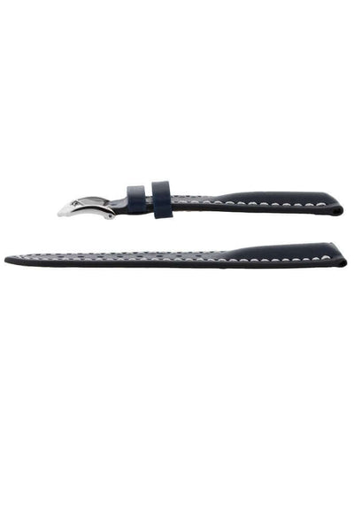 Hirsch Heavy Calf sininen kellon ranneke