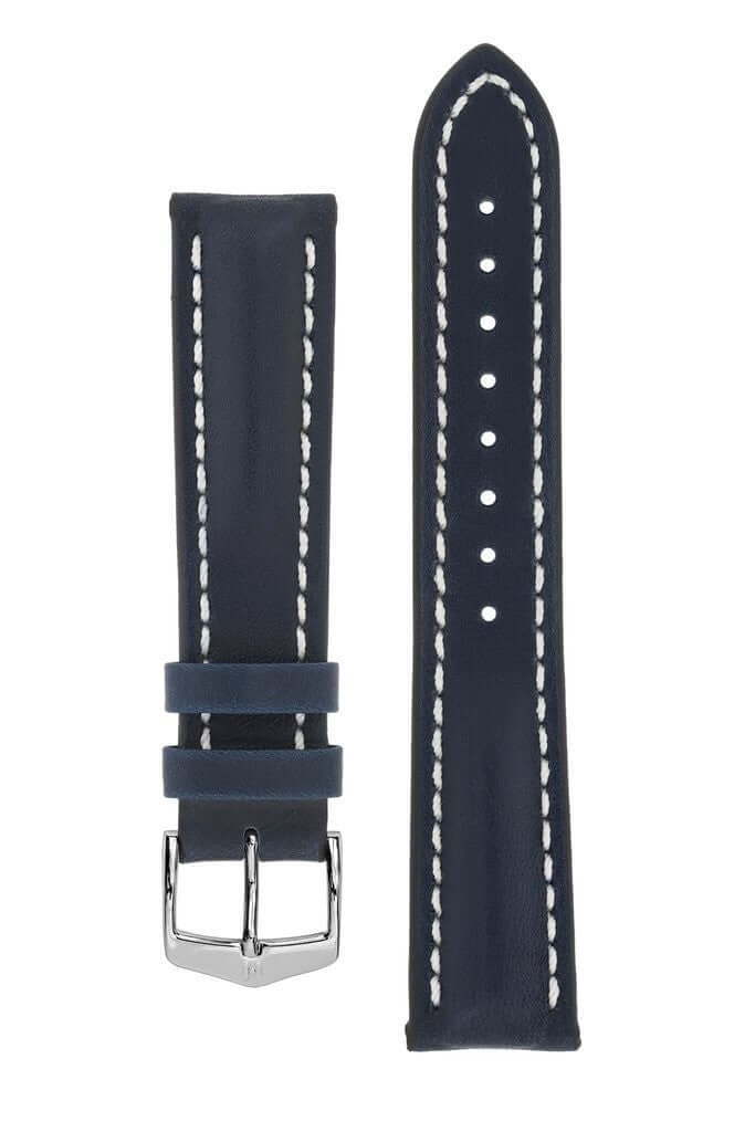 Hirsch Heavy Calf sininen kellon ranneke