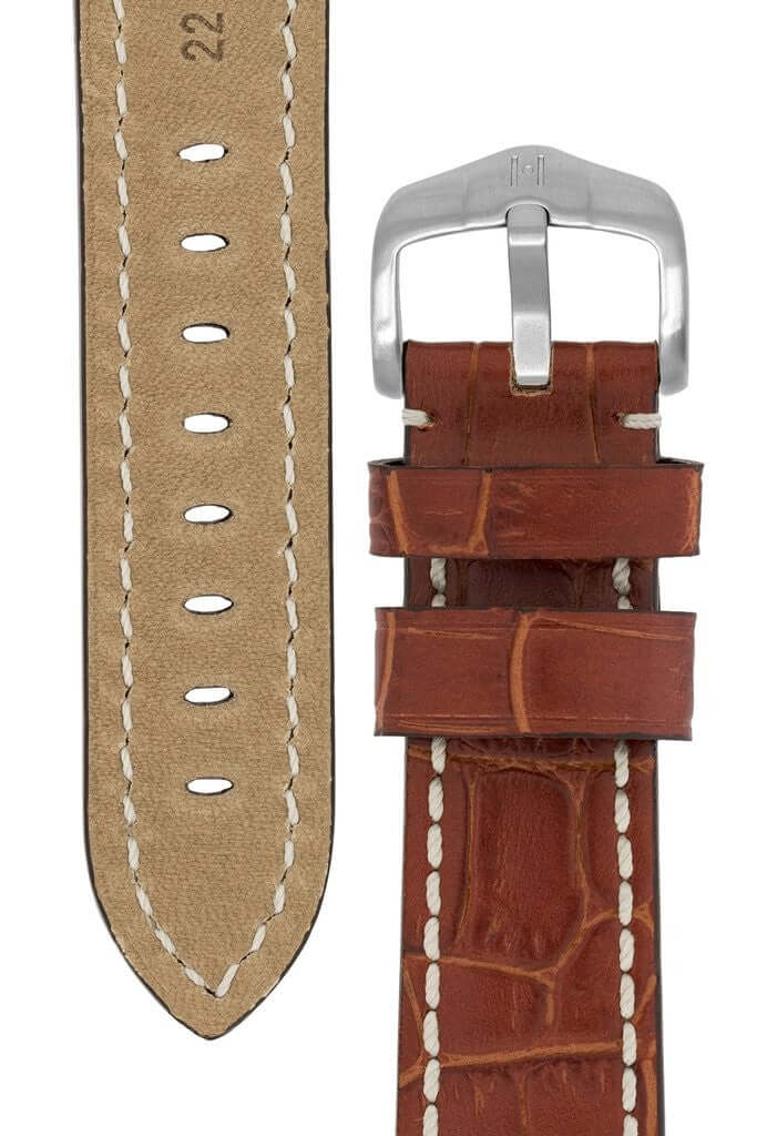 Hirsch Knight punaruskea kellon ranneke