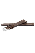 Hirsch Liberty tummanruskea kellon ranneke 10900210-20