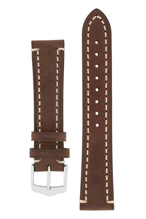 Hirsch Liberty tummanruskea kellonranneke