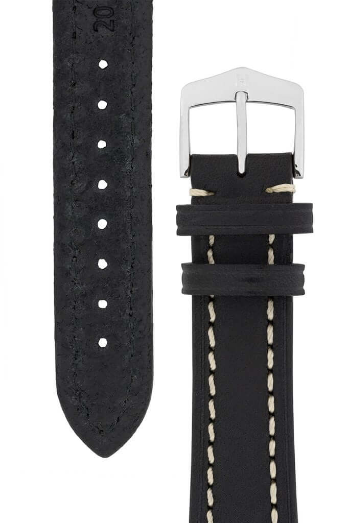  Hirsch Liberty musta kellon ranneke