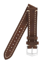 Hirsch Liberty tummanruskea kellon ranneke 10900210-20