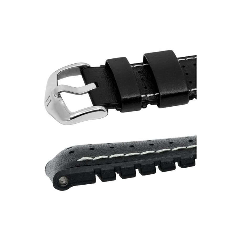 Hirsch Tiger musta kellon ranneke