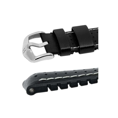 Hirsch Tiger musta kellon ranneke
