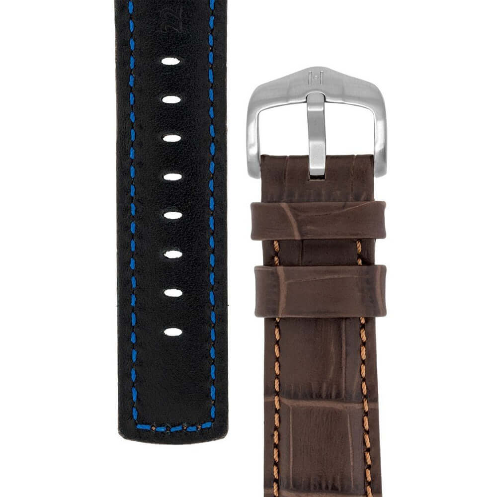  Hirsch Grand Duke ruskea kellon ranneke