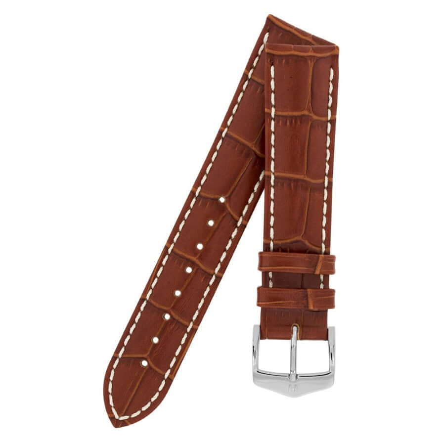 Hirsch Modena ruskea kellon ranneke