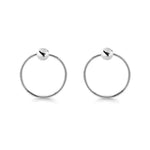 Hopeiset korvarenkaat (13 mm) HHR-13-3