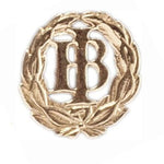 Kullattu hopeinen IB-lyyra 15 mm