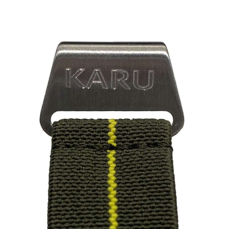 KARU venyvä nato-ranneke, mustapunaharmaa